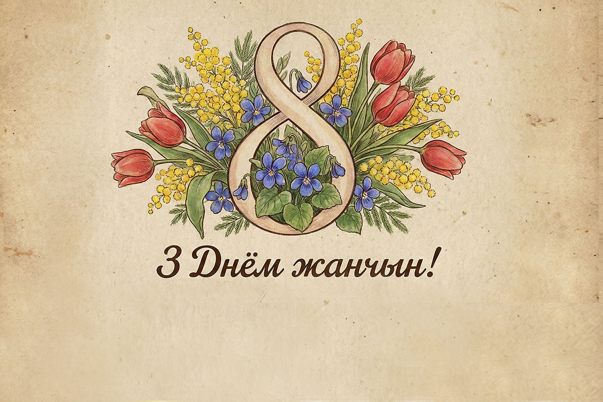 Віншаванне дырэктара НЦЗПI Андрэя Матэльскага з Днём жанчын