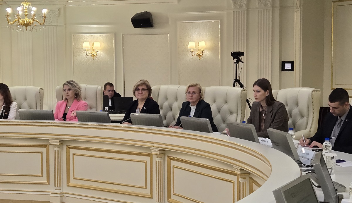 На заседании